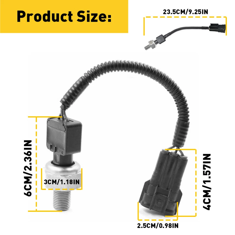 8945830011 Fuel Pressure Sensor For Lexus IS250 GS300 GS350 IS350 GS450h GS430 - Image 3 of 4