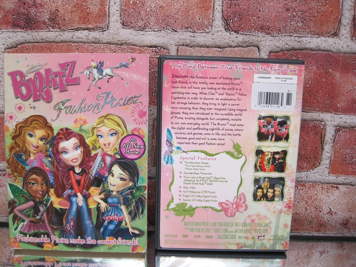 Bratz Fashion Pixiez (DVD, 2007, Canadian Bilingual) for sale
