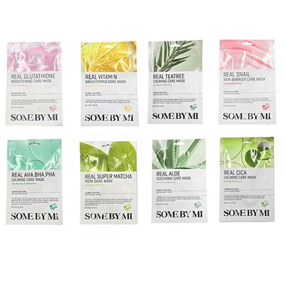 [SOME BY MI] Real Skin Care Mask - 10 Options / Korean Cosmetics