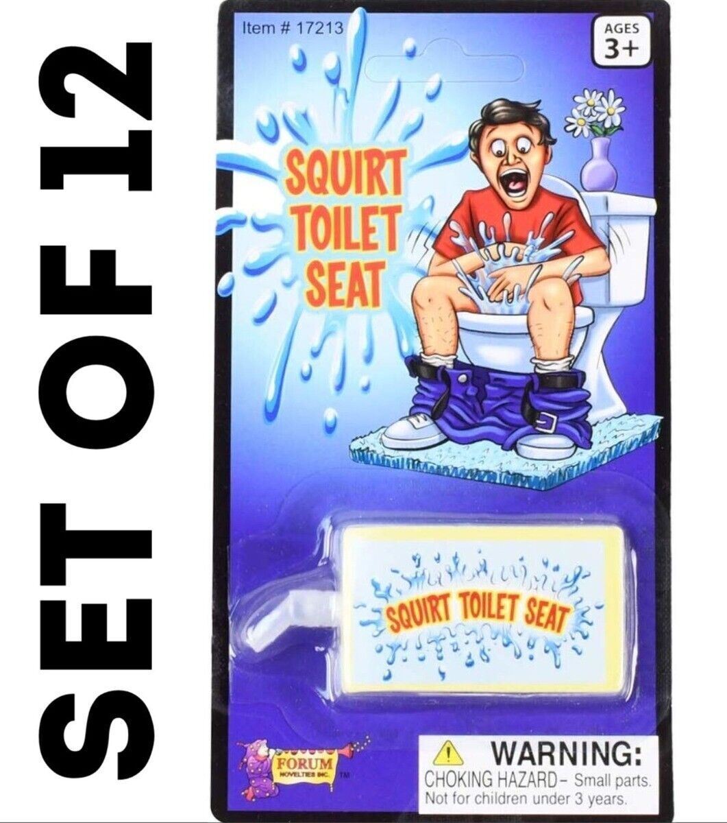 Toilet Seat Water Squirt Prank Funny Practical Joke Bathroom Novelty Gag Gift Toilet Seat Water Squirt Prank Funny Practical Joke Bathroom Novelty Gag Gift