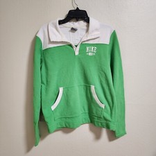 "Nike 1972" fleece pullover with front pocket green/white size XL size 16-18