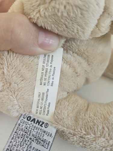 Webkinz Lil'kinz Pug 6.5" Beanbag Plush Puppy Dog Tan Black HS105 No Code - Picture 10 of 10