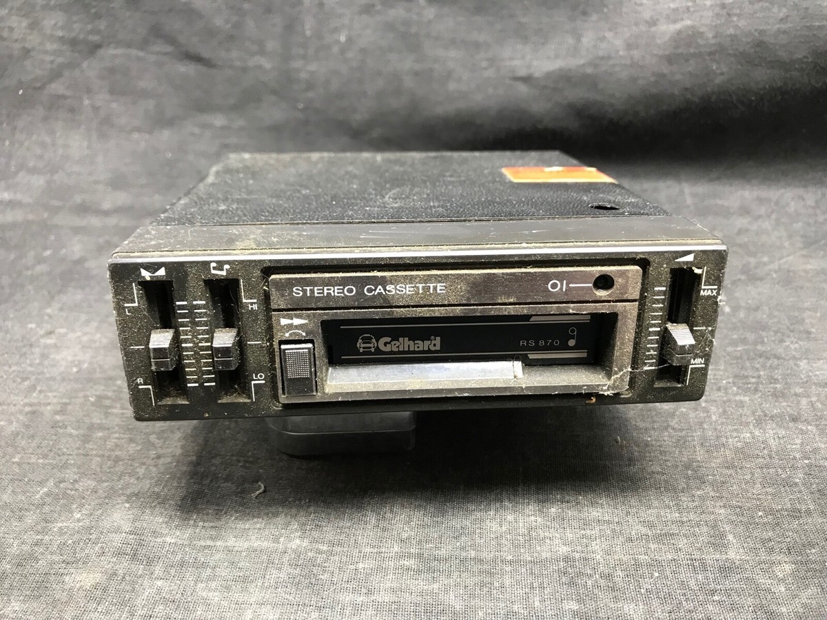 Vintage Car Cassette Radio, GELHARD RS 870 | eBay