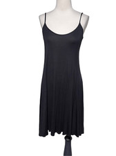 Style Plus NWT Black Knit Strappy Sundress Casual Dress Size S/M
