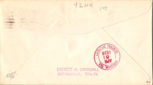 Eastern Airlines Erstflug Corpus Christi Texas - Houston Texas - 1939 - Bild 2 von 2