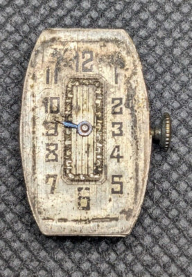 VTG Warwick Watch Co. - 7M - 17 Jewel - 2 Adj - Swiss Movement for Parts/Repair
