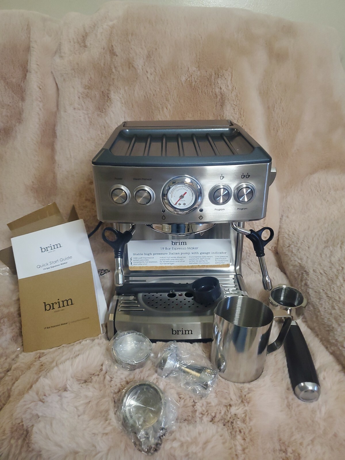 Brim 19 Bar Espresso Machine Maker for 