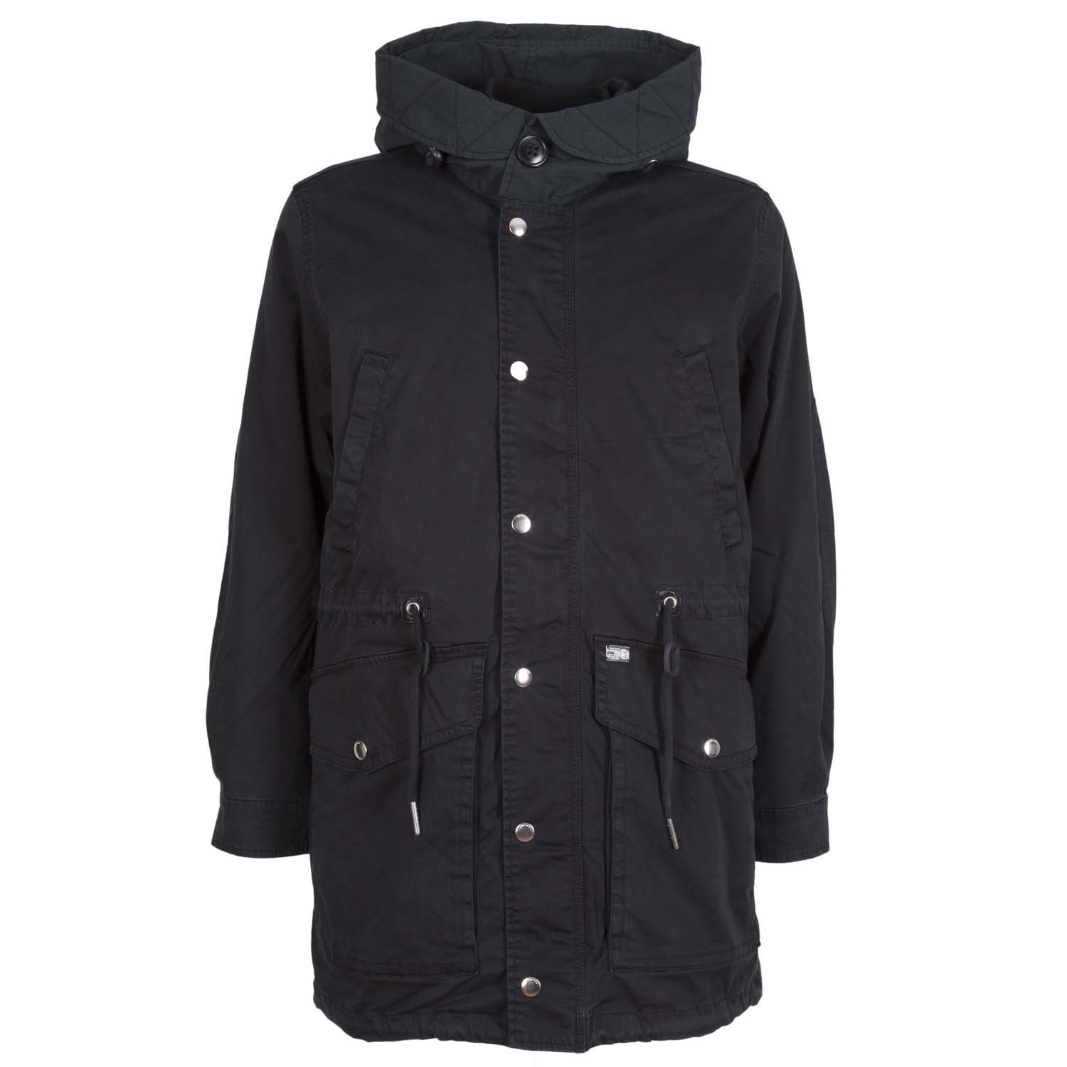 DIESEL W-DIVISION JACKET BLACK SIZE S 100% AUTHENTIC