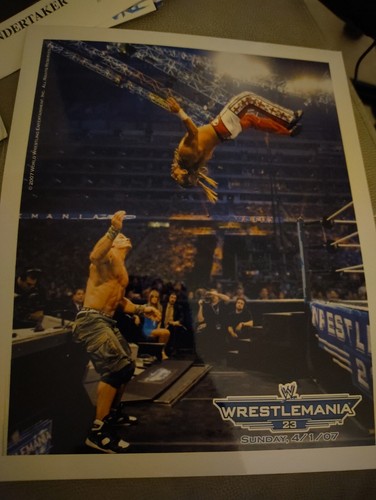 Shawn Michaels Rare Official Promo Wwe 8x10 WrestleMania 23 Vs John Cena WWE.Com - Picture 3 of 3