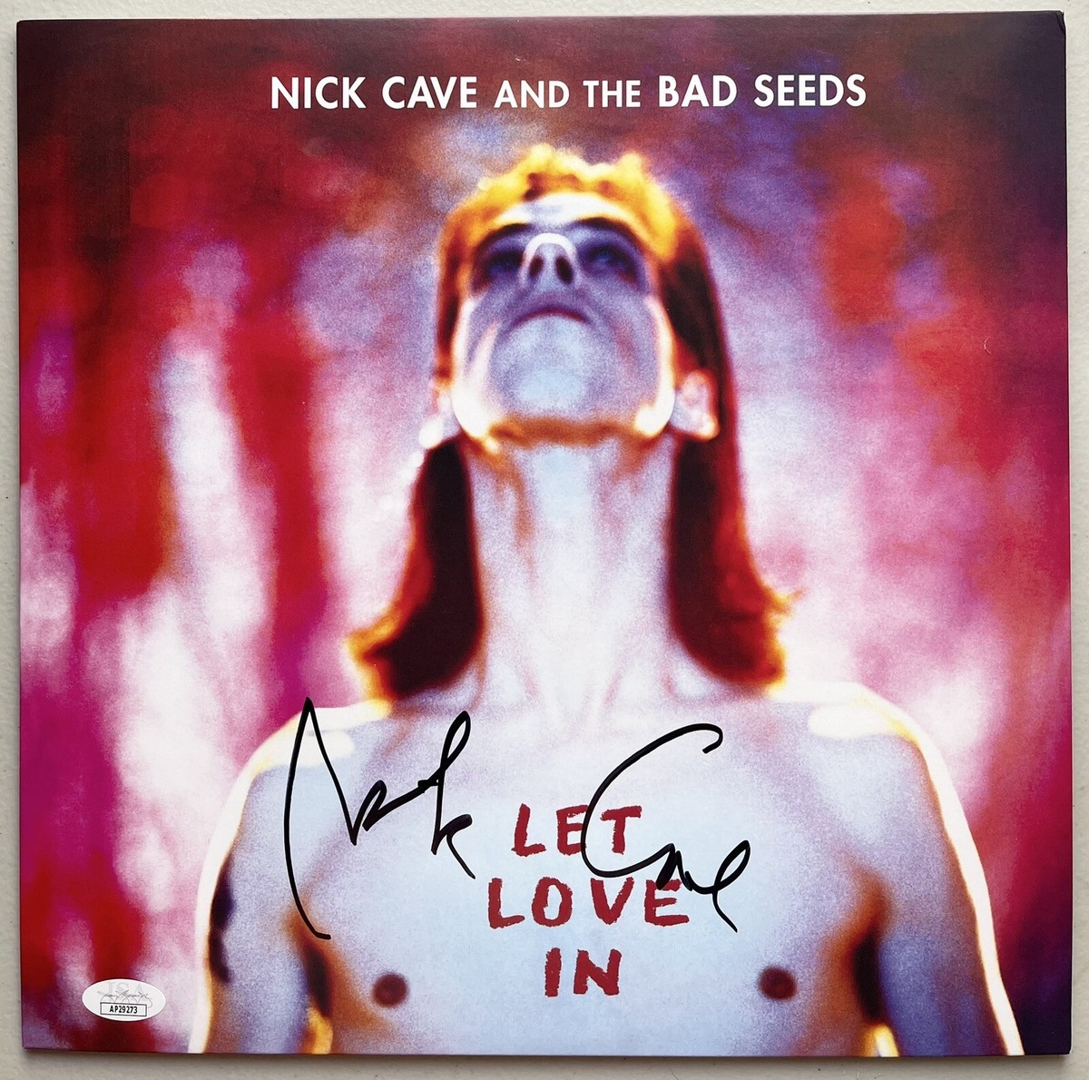 Nick Cave Signed Autographed Let Love In Vinyl Album The Bad Seeds