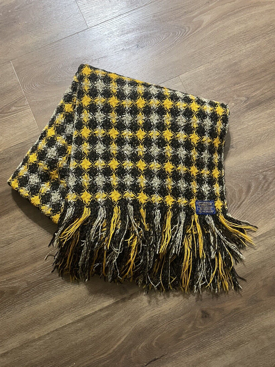 VTG Pendleton Blanket - 100% Virgin Wool Knit Throw 70s-80s | eBay