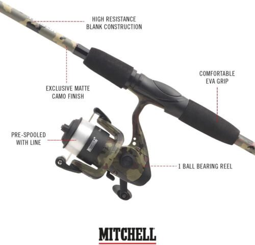 Spinnrute TANAGER CAMO 212 7/20 LIGHT SET Hecht Zander Barsch 8-teilig Mitchell - Bild 6 von 6