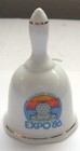 Expo 86 Porcelain Bell Vancouver Canada Made in Taiwan 3" Official Souvenir  — photo 1