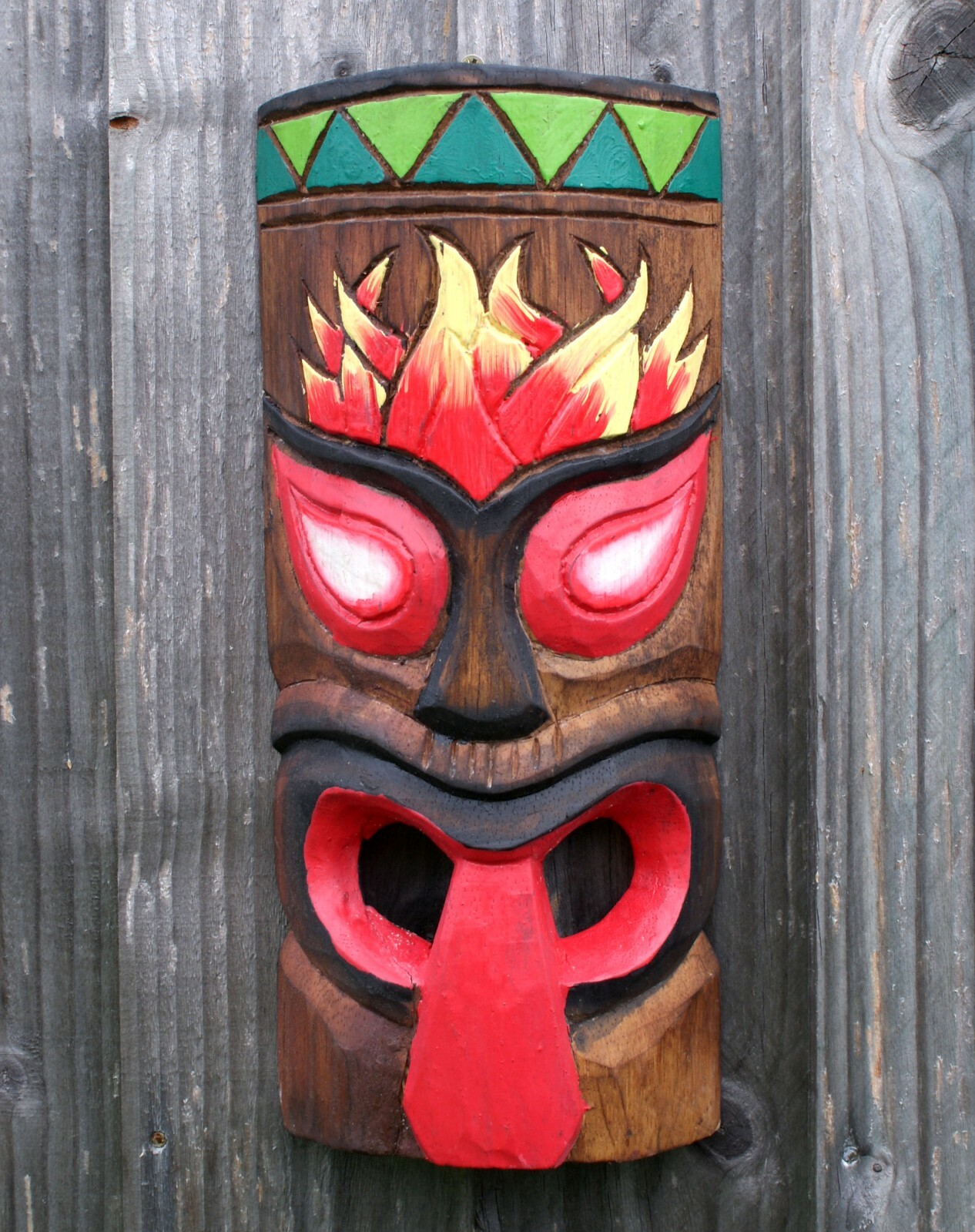 30cm Tiki Bar Wall Mask Accessories Wooden TikiBar Decoration Gift
