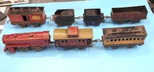 Vintage RARE American Flyer and Fandor Lines Train (7 Train Pieces) with Manual