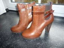 Alba Moda Damen Stiefel Stiefeletten Braun Gr. 38 Neu