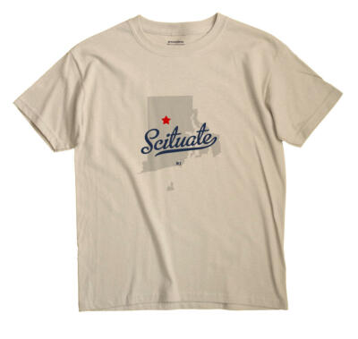 Scituate Rhode Island RI T-Shirt MAP