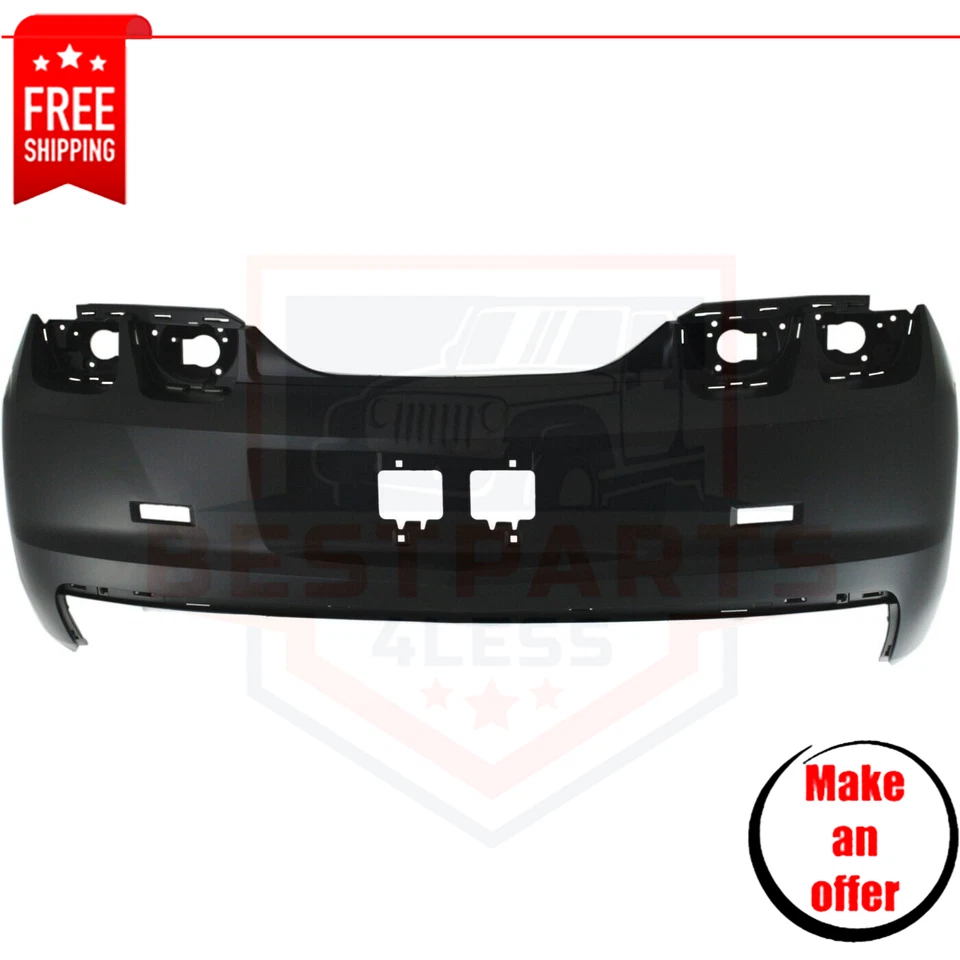 Rear Primed Plastic Bumper Cover for 2010-2013 Chevrolet Camaro LS/LT/SS Models - Imagem 2 de 4