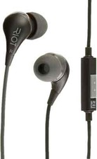 Riot Project Buds Comfort-Fit, in-Ear Earbud Headphones Black Premium Sound