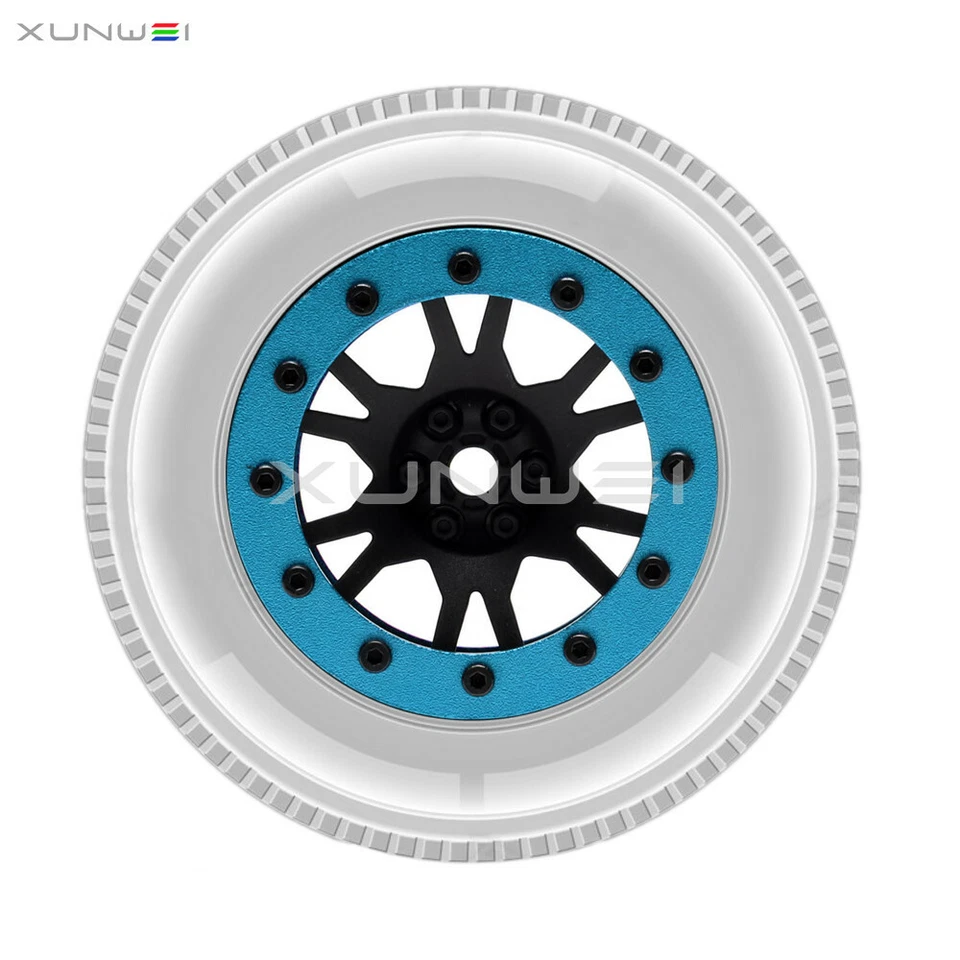 4pcs 1.9" Beadlock Wheel Rim for 1/10th RC SCX10 TRX-4 D90 CC01 D110 TF2 Tamiya - Image 4 of 4