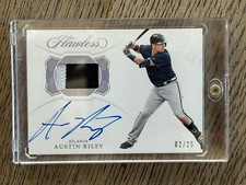 2019 PANINI FLAWLESS AUSTIN RILEY PATCH AUTO RPA /25