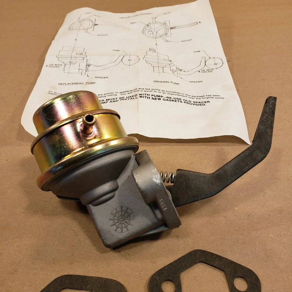 Bomba de combustible mecánica 81-82 Mazda GLC 1,5 L I4 Beck Arnley 151-6769 1333 Nuevo de Lote Antiguo Foto 4 de 4