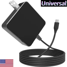 65W USB-C Type-C Adapter Laptop Charger For Lenovo/HP/Samsung/Acer Chromebook