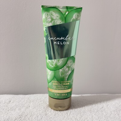 Bath & Body Works Cucumber Melon Ultimate Hydration Body Cream   8 oz   New