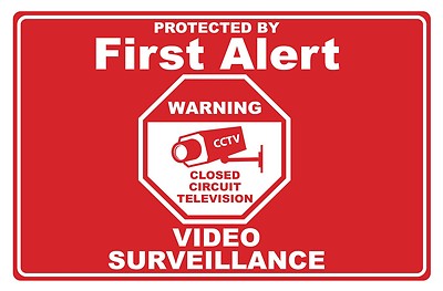 First Alert Security Systems - SECURITY SIGN- #PS-418
