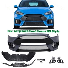 RS Conversion Bumper Assembly Kit For 2015-2018 Ford Focus with Grille Kit