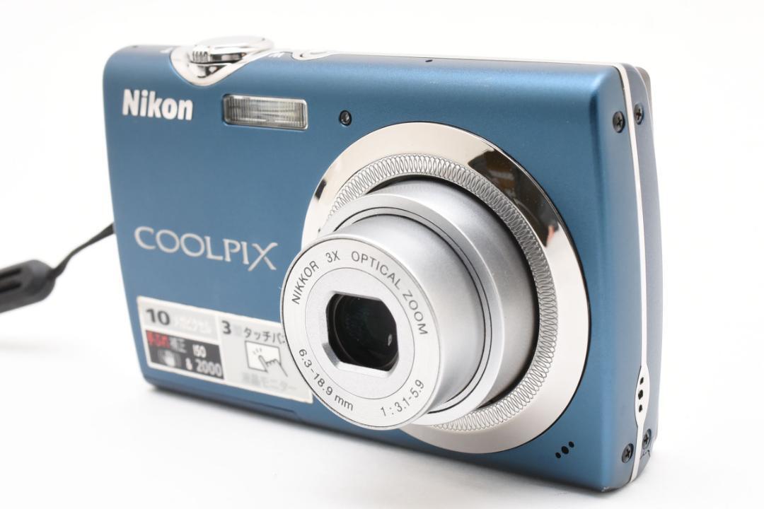極美品】Nikon COOLPIX S230 ブルー コンデジ Nikon Coolpix