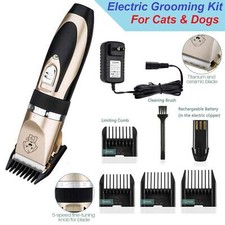 NEW Electric Animal Pet Dog Cat Hair Trimmer Shaver Razor Grooming Quiet Clipper