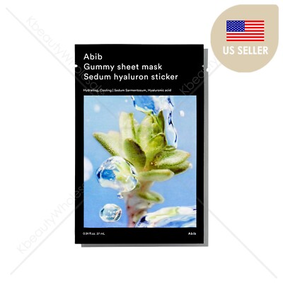 [Abib] Gummy Sheet Mask Sedum Hyaluron, K beauty for Teen, Gift, Mom
