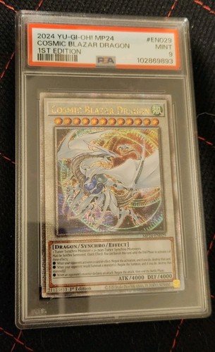 Cosmic Blazar Dragon Quarter Century PSA 9 - Picture 1 of 2