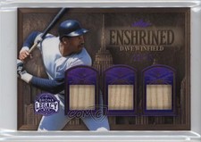 2025 Leaf A Bronx Legacy Purple Spectrum Holofoil 22/25 Dave Winfield HOF 0u66