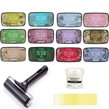 Tsukineko Versafine Clair Bundle - 12 Tsukineko Versafine Clair Ink Pads,