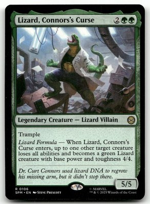 Lizard, Connors's Curse #106 (NM) Spider-Man SPM Magic MTG
