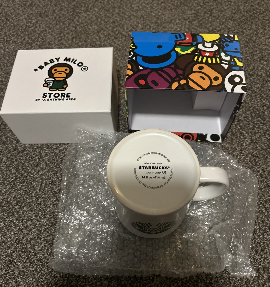 Baby Milo Bape STARBUCKS Coffee Mug 14fl oz Japan Exclusive