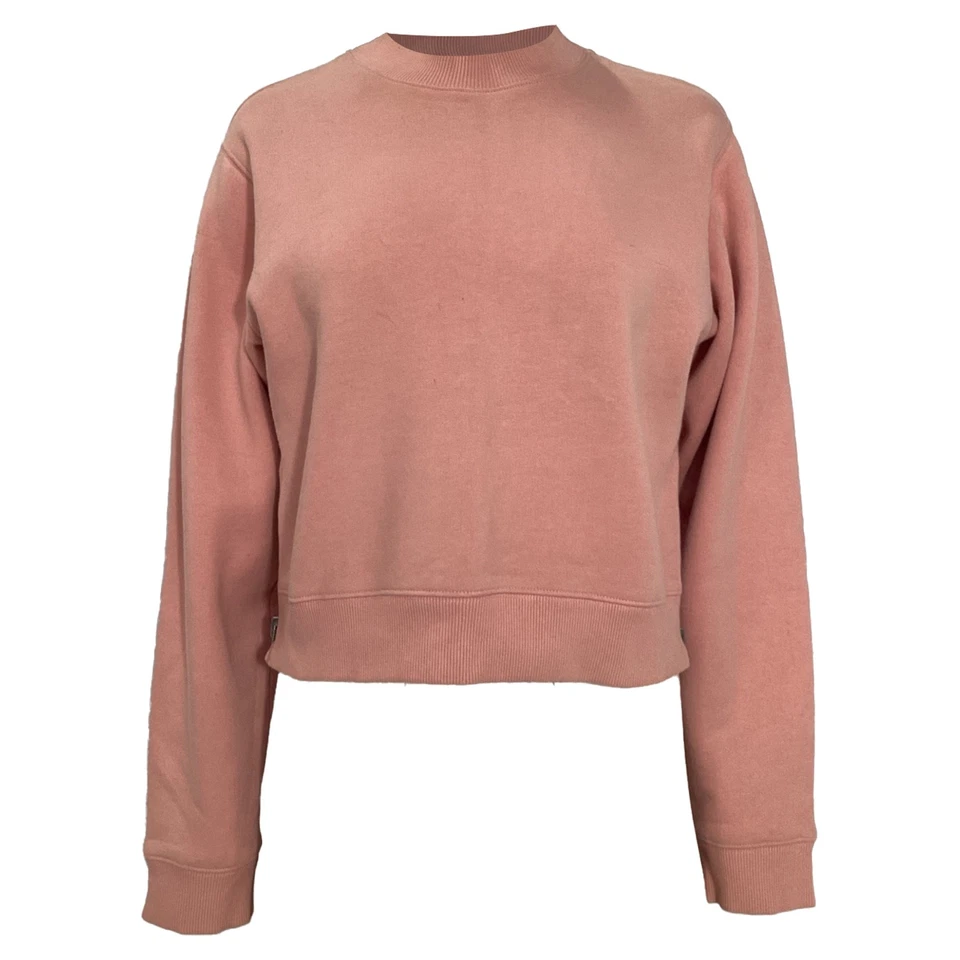 Suéter Acne Studios Cuello Redondo en Algodón Rosa Mujer Rosa Xxs