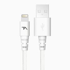 Tech Armor For Apple MFi Certified Lightning Cable to USB A - 6FT White