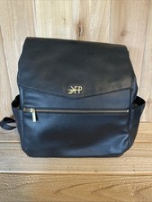 Freshly Picked Convertible Classic Diaper Bag Black/Gold One Size