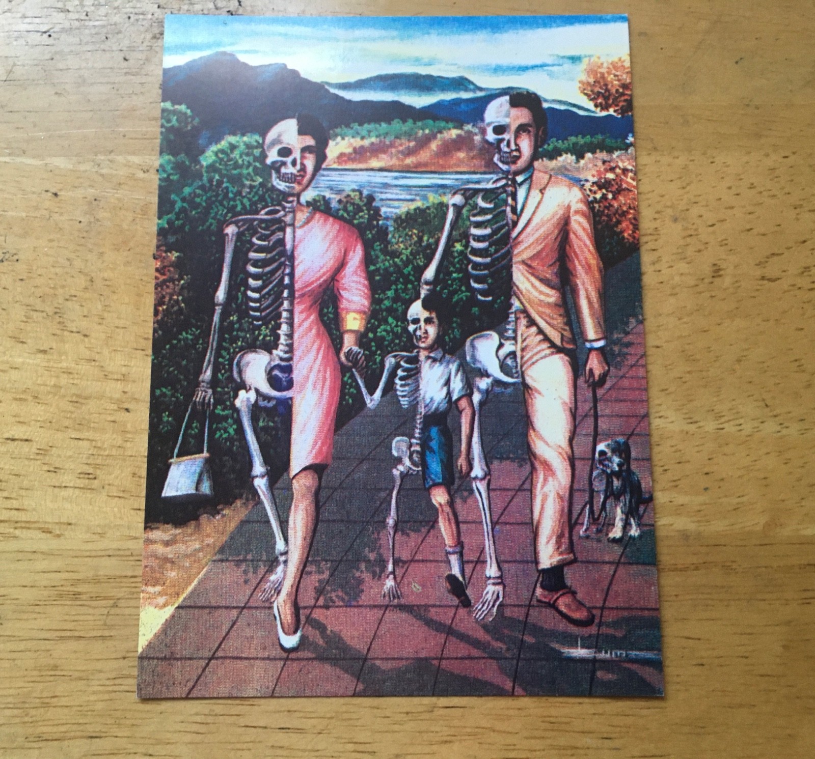 COIL - 'Unnatural History' postcard | John Balance / Peter Christopherson 1990