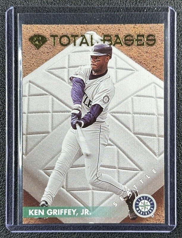 KEN GRIFFEY, JR. 1996 LEAF #9 TOTAL BASES 2393/5000 MARINERS