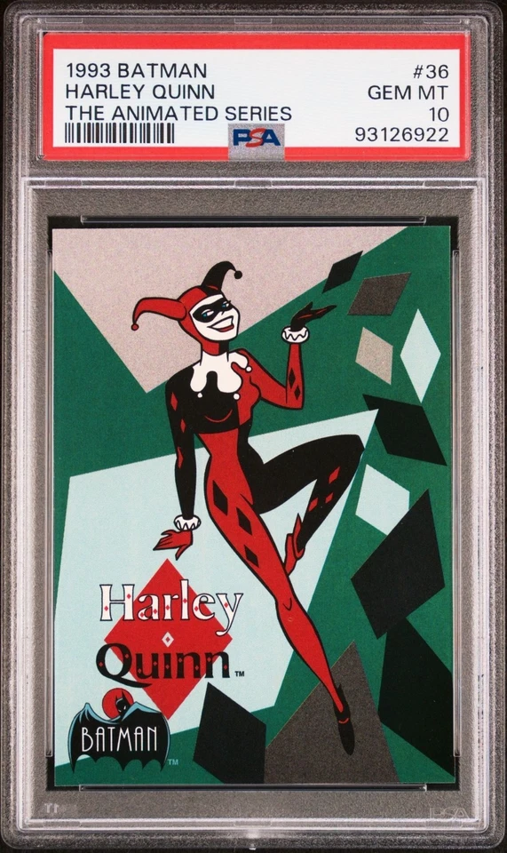 1993 Topps Batman: The Animated Series - #36 Harley Quinn - PSA 10 GEM MINT - Image 2 of 4