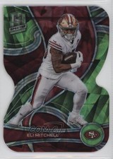 2022 Panini Spectra Neon Green Prizm Die-Cut 16/30 Elijah Mitchell Eli #80 10qe