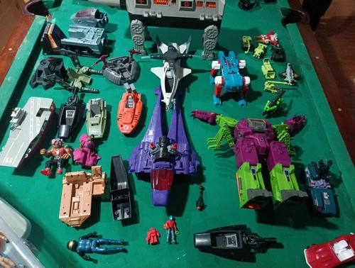 EH Big Misc Lot Of Gi Joe, Transformers, Star Wars, Etc Accessories/parts