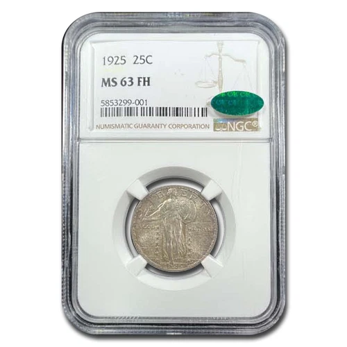 1925 Standing Liberty Quarter MS-63 NGC CAC (FH)
