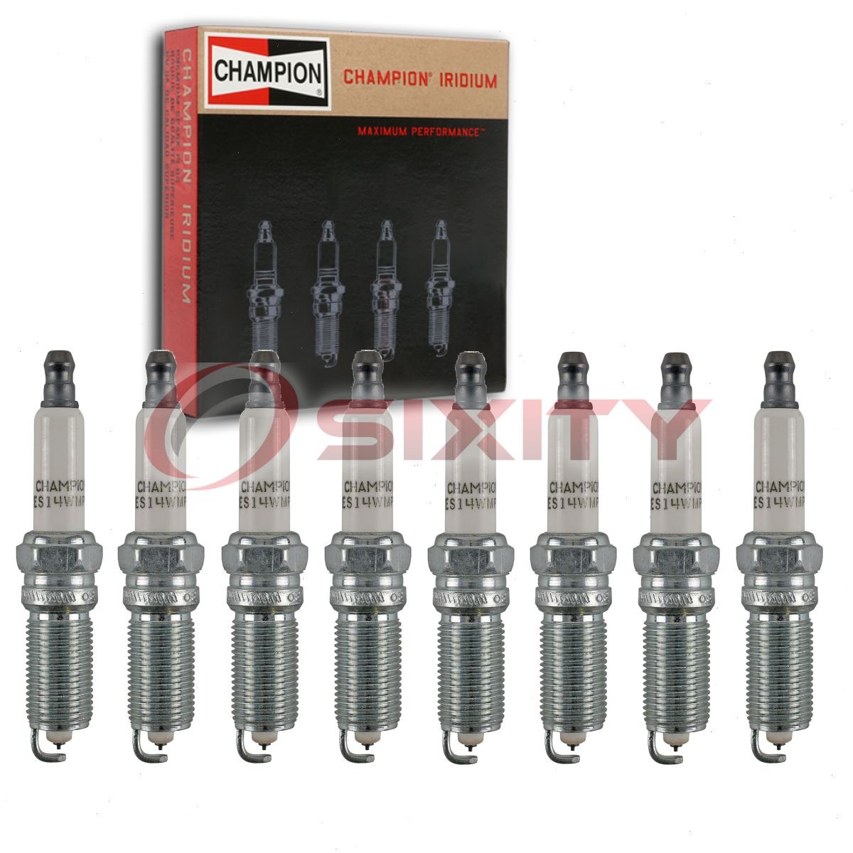 8 pc Champion 9777 Iridium Spark Plugs for Ignition Secondary  gg