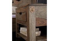 Massivholz Nachtkonsole Nachttisch Nachtschrank Beistelltisch Massiv Schublade