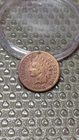 1864 Indian Head Centy Penny VG Plugged Corrosion                           D290
